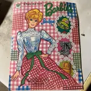 Vintage 1973 Barbies Boutique Paper Doll Collectible Book New Old Stock Whitman