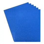 Glitter EVA Foam Sheets, [for Cards] - 11x8 Inch 2mm / Dark Blue / 6 Pcs