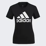 ADIDAS W BL T GL0722 女 短袖上衣 T恤 亞洲版 運動 休閒 經典 日常 穿搭 重磅 棉質 黑