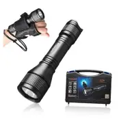 D550 Dive Light 1000 Lumens Scuba Diving Flashlight 3 Modes IP68 Waterproof