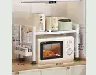 Multifunctional Microwave Shelf Storage Cutlery Tray Spice Holder Kitchen Rack