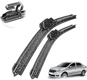 Windscreen Wipers LHD Front Wiper Blades,For Renault,For Dacia,For Logan II 2013 2014 2015 Windshield Windscreen Front Window Wiper 20"+22"