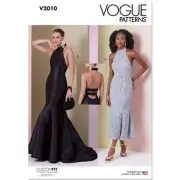 NEW Vogue V2010 Misses' Halter Neck Dress Pattern By Spotlight