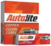 SET OF 4 AUTOLITE COPPER CORE SPARK PLUGS FOR SUBARU EA81 EA82 1.8L F4 (for: Subaru)