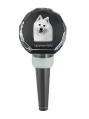 Japan-Spitz Thick Wine Stopper With Dog Art-Dog