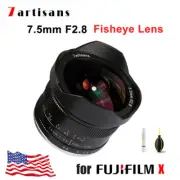 7artisans 7.5mm F2.8 Mark II APS-C MF Fisheye Lens For Fujifilm fuji FX mount