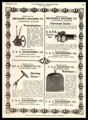1919 C.A.S. Engineering Co. Transmissions & Radiators Detroit Michigan Print Ad