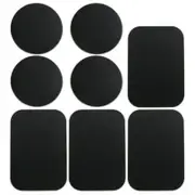 8Pcs Metal Plates Sticker Replace For Magnetic Car Mount Holder Cell Phone Gps Black Mounts & Holders