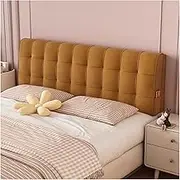 Bed Backrest Cushion, Headboard Wall Pillow Lumbar Pad, Upholstered Reading Pillow, Support Bolster Cushion for Home Bedroom(G,160x60x10cm)
