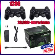 Wireless 10000+ 4K HDMI TV Video Game Stick Retro Gaming Console w/ 2 Controller