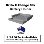 Ozito X Change 18v Volt Battery Holder Mount Bracket - 1, 5 & 10 Packs Available