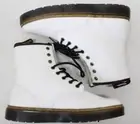 DR. MARTEN'S DOCS White Leather Lace Up Boots Women's Size 10