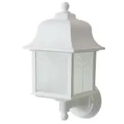 Sunlite Outdoor Energy Saving Orchid Up Fixture White Finish Frosted Lens