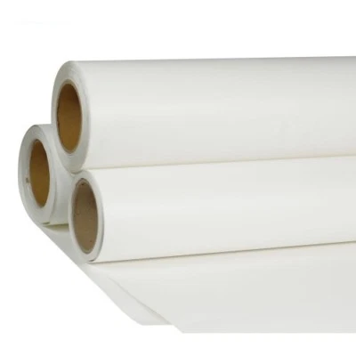 25mx0.5m White PU T-SHIRT GARMENT VINYL HEAT PRESS TRANSFER ROLL Plotter Cutter