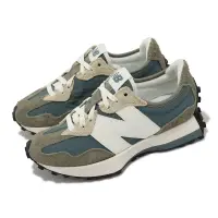 在飛比找博客來優惠-New Balance 休閒鞋 327 男鞋 女鞋 綠 藍灰