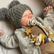 Lifelike Reborn Baby Dolls Boy - 17-Inch Soft Body Realistic-Newborn Full Bod...