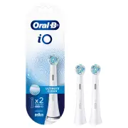 Oral-B iO Ultimate Clean Replacement Brush Heads WHITE (2pcs)