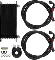 AN10 Universal Engine Oil Cooler+Filter Relocation Adapter Hose Kit 01EGF004BBK