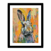 Rabbit Framed print Art Poster