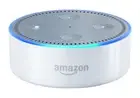 Amazon Echo Dot 2nd Generation White Smart Bluetooth Speaker with Alexa