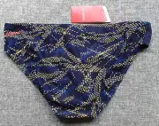 SPEEDO MENS swimwear Java Briefs Trunks Navy Orange M 14 L 16 XL 18 2XL 20 NEW
