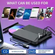 USB 3.0 Type-c External DVD RW Drive Burner Reader Player Optical Drive External