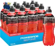 ION4 Berry Ice Sports Drink Multipack Sipper Cap Bottles 12 X 1L