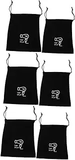 Sets Travel Bag for Hair Dryer Drawstring Pouch Hotel Storage Styling Tools Organizer Black Pcs