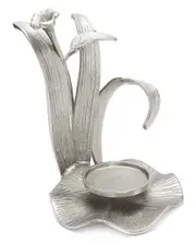 Alice Pazkus Silver Hurricane Enamel Flower
