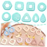 Rattan Polymer Clay Cutters, Boho Polymer Clay Cutters for Earrings, Rattan