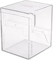 Gamegenic Bastion 100+ XL Deck Box - Compact, Secure, and Perfectly Organized for Your Trading Cards! Safely Protects 100+ Double-Sleeved Cards, Clear Color, Made