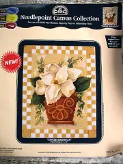 DMC Needlepoint Canvas Collection SINGLE MAGNOLIA Annie LaPoint 8" X 10"~~NEW!