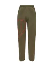 Diesel Oval-D Embroidered Elasticated Waist Track Pants XS Brown