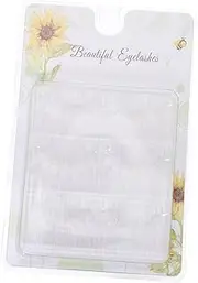 OHPHCALL 3 Pairs False Eyelashes Beauty Lashes Kit Thin Band Eyelashes Pre Glued Lashes Clusters
