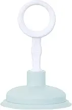 Sink Plunger - Heavy Duty Rubber, Compact Grip Handle | Powerful Clog Remover with Strong Suction, Unclogging Tool for Bathroom Basins, Shower Drains, Kitchen Sinks and Hair Blockage