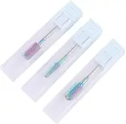 Baluue Grinding Heads 6pcs Nail Drill Bits Set Tungsten Steel Versatile Manicure Tools for Salon Diy