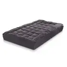 Giselle Bedding SINGLE Pillowtop Mattress Topper Bamboo Protector Grey Charcoal