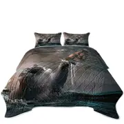 Cool and Hilarious Funny the Kraken Cat Coverlet