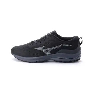 【MIZUNO 美津濃】WAVE RIDER GORE-TEX 寬楦戶外慢跑鞋 黑 男鞋 J1GC228001