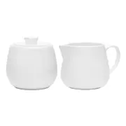3pc Ecology Canvas Sugar & Creamer Set Tableware - White