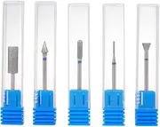 Labymos 5pcs Nail Drill Bits Pedi & Mani Drill Bit Set Nail Art Tool Kit Nail Supplies for Nail Beauty