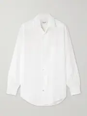 [Loro Piana] Loro Piana - André Linen Shirt - White - IT42 IT 42 White