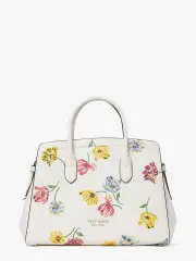 Knott Tulip Toss Embossed Medium Satchel