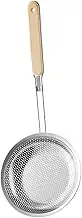 FELTECHELECTR Household Colander Spoon Heavy-Duty Strainer Spoon Handle Kitchen Noodle Lightweight Resistant for Home Restaurant Buffet Use