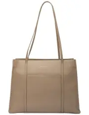 [Mocha] Stella Tote Bag in Almond