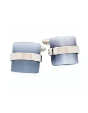 [Cudworth] Cat's Eye Cufflinks in Pale Grey