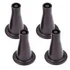 4 Pack Plastic Bed Frame Feet That Replace Wheels on Bed Frame for Stationary