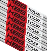 KBS C-Taper Lite Parallel Steel Iron Shafts X-Stiff Flex Set of 8 Shafts 42".370