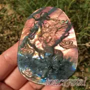Natural Labradorite Unicorn Skull Quartz Crystal Skull Reiki Healing 1pc