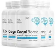 5 Packs Cogniboost Nootropic Brain Supplement 300 capsules